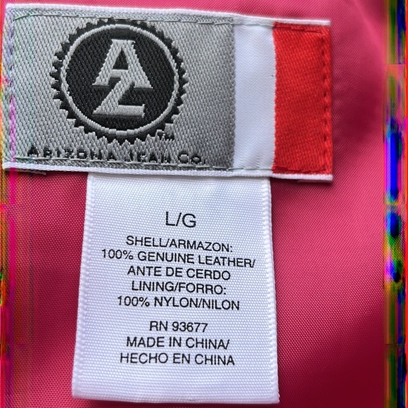 Arizona Jean Co. leather vest L - Picture 6 of 8